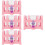 4Pièces Coffres Roses Pour Jouets Et , Style Pirate Rétro 8