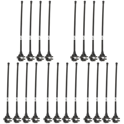 20Pièces Mât Guidon Robuste Noir Facile À Installer 2