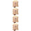 4Pièces Bracelets Spa En Corail Séchant Rapide Multi Usage Femme 6