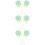 6Pièces Sucettes Vert Décoratives Props Photo Enfants 9