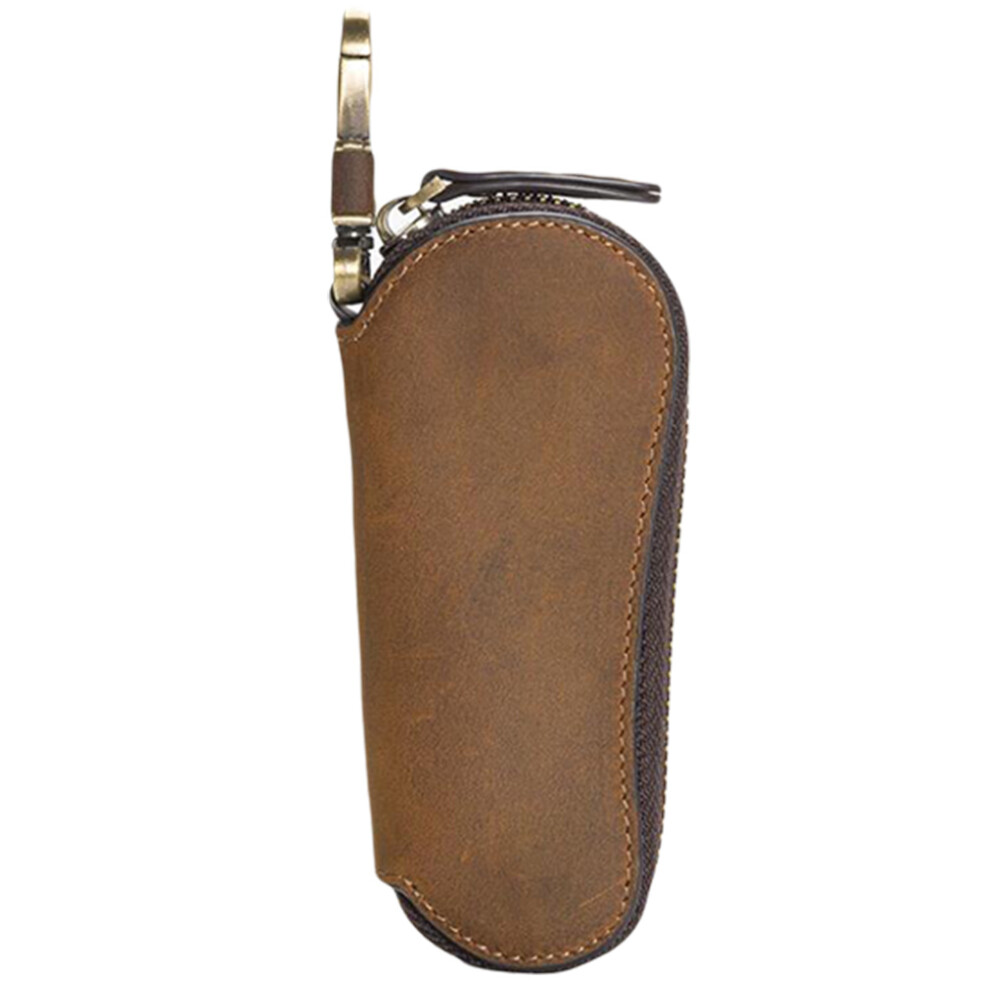 2Pcs Vintage Coffee Key Pouch Car Key Holder Multifunctional 3011827815071