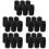 30Pcs Reusable Black Sponge Pre-Filter Sleeves for Fish Tank Filters 6