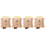 4Pièces Bracelets Spa En Corail Séchant Rapide Multi Usage Femme 3