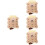 4Pièces Bracelets Spa En Corail Séchant Rapide Multi Usage Femme 4