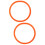 2Pièces Accessoires De Yoga Cerceaux Lestés Orange Portables 3