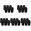 30Pcs Reusable Black Sponge Pre-Filter Sleeves for Fish Tank Filters 3