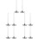 10Pcs Stackable Tumbler Lid Storage Rack Stable Black ABS Steel Holder 8