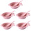 5Sets Unzerbrechliche Weizenstroh Schüsseln Mit Großem in Rosa 8