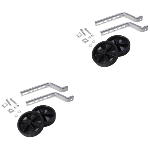 2Pièces Roues D'appui Noires En Acier Pour À Du 2