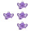 4Pièces Harnais De Violet Avec Laisse Spacieux 7