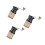 3Pcs Ceramic Manual Coffee Grinder Black Portable Mill for Beans Use 7