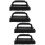 4Pièces Nettoyage Grille Extérieure PP Éponge Noir 7