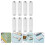16Pcs White PP Battery Converter Case Organizer for Storage Use 9