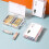16Pcs White PP Battery Converter Case Organizer for Storage Use 4