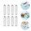 16Pcs White PP Battery Converter Case Organizer for Storage Use 7