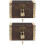 2Sets Multifunctioneel Met Fijne Details Donkerbruin 6