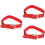 3Pièces Ceinture Softball Ajustable Élastique En PU Pour 7