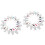 60Ensembles Supports Porte-Clés Mdf Sublimation Multi-Usages Colorés 5