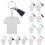 60Ensembles Supports Porte-Clés Mdf Sublimation Multi-Usages Colorés 3