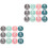 2Ensembles Stickers Pour Bébés Papier Durable Mélangées 3