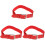 3Pièces Ceinture Softball Ajustable Élastique En PU Pour 3