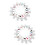 60Ensembles Supports Porte-Clés Mdf Sublimation Multi-Usages Colorés 8