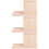 3Pièces Repose- Bois Beige Design Moderne 10