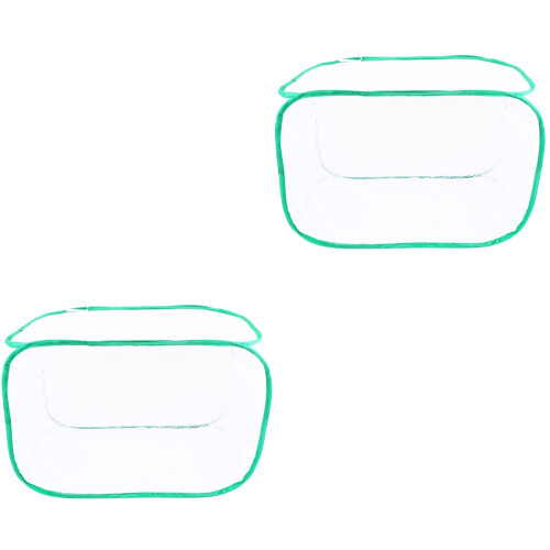 2Pièces Cage D’observation Enfants Filet Zippé Blanche Durable 2