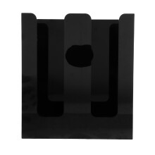 2Pcs Stylish Black Acrylic Paper Cup and Lid Holder for Coffee Bar