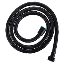 3Pcs Black Shower Hose Stainless Steel Bathroom Nozzle Tube Extension