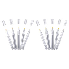 10 PièCes Marqueurs de Peinture de Recharge Vides Stylos de Peinture Rechargeables Vierges Marqueur Rechargeable Vide pour Peinture Tube de Stylo