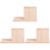 3Pièces Repose- Bois Beige Design Moderne 4