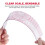 1Ensemble Règle De Couture Plastique Colorée Guide Tissu Multi-Formes 3