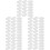 200Pcs Hard Hat Chin Pad White Plastic Protective Chin Guard 8