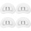 4Pcs Inflatable PVC Foot Soaking Basins Lightweight Foot Bath for Pool 6