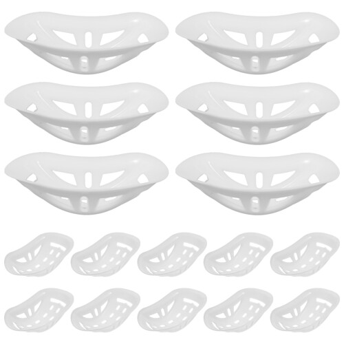 200Pcs Hard Hat Chin Pad White Plastic Protective Chin Guard 1