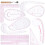 1Ensemble Règle De Couture Plastique Colorée Guide Tissu Multi-Formes 1