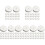 500Pièces Pads Boucles D'oreilles Mousse Blanche Protection 4