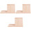 3Pièces Repose- Bois Beige Design Moderne 5
