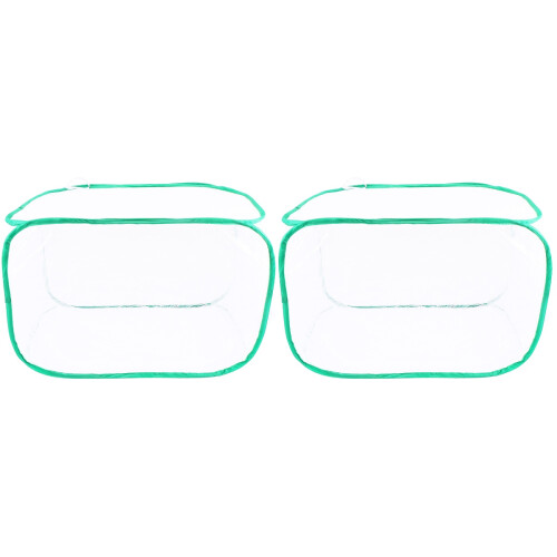 2Pièces Cage D’observation Enfants Filet Zippé Blanche Durable 1