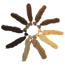 40Pcs Simulated Doll Wigs for Rerooting Curly DIY Doll Crafts
