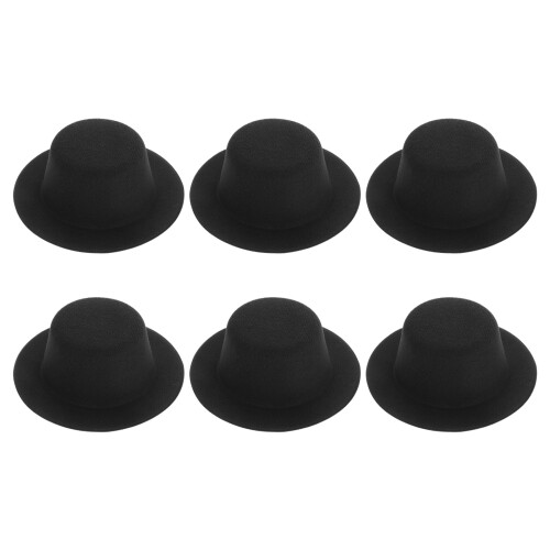 12Pièces Petits Chapeaux En Feutre Pour Décorations Poupées 2