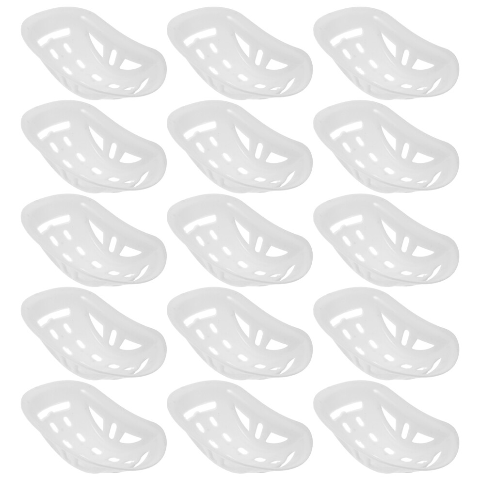 200Pcs Hard Hat Chin Pad White Plastic Protective Chin Guard 3011827816023