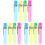 12Pcs Plastic Bubble Bars Kid Bubble Makers Colorful Pen Shape 2