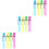 12Pcs Plastic Bubble Bars Kid Bubble Makers Colorful Pen Shape 5
