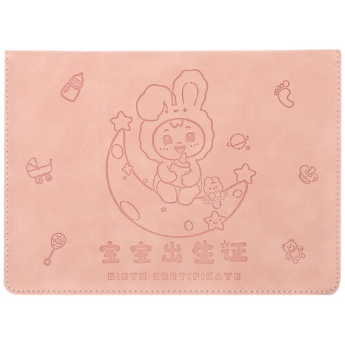 2Pièces Porte-Document Bébé En Cuir Rose Résistant 2