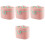 4Pcs Compact Baby Formula Container Pink Leak-Proof for Home Travel 5