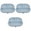 3Pièces Plats Silicone Antidérapants Compartiments Pour Patients 6