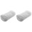 2Pcs Comfortable Grey Memory Foam Neck Pillow Support for Home Office 3