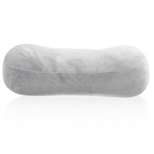2Pcs Comfortable Grey Memory Foam Neck Pillow Support for Home Office 1